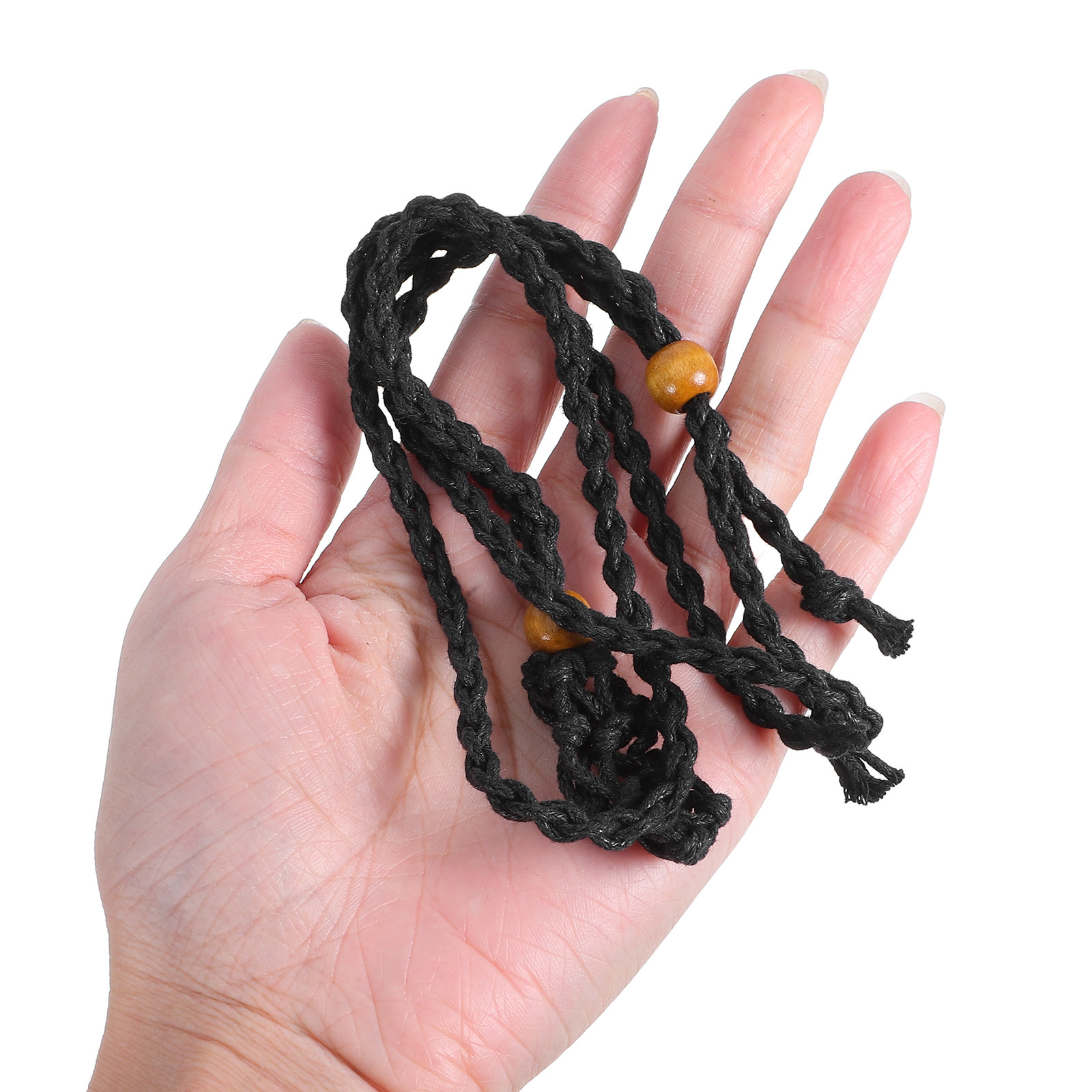 Jewelry Making Beginners - ชุดอุปกรณ์ทำเครื่องประดับ DIY ประกอบด้วยลวดเหล็กสีดำและเชือกฝ้ายเคลือบแว็กซ์ สำหรับทำสร้อยคอ สร้อยข้อมือ เหมาะสำหรับผู้เริ่มต้นและผู้ที่ต้องการสร้างสรรค์งานฝีมือ