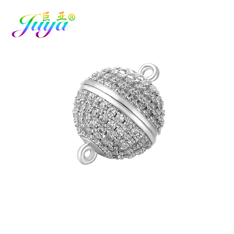 Jewelry Making Hobby - Juya ลูกปัดแฮนด์เมดเครื่องประดับค้นพบ4ขนาดตะขอแม่เหล็กที่แข็งแรงสำหรับผู้หญิงคริสตัลสร้อยข้อมือไข่มุกสร้อยคอทำ