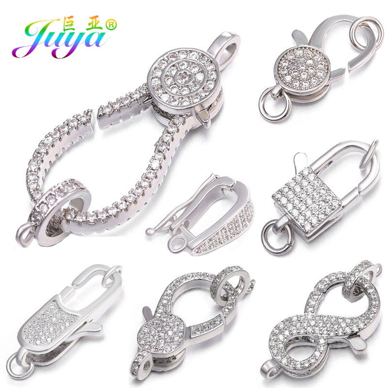 Jewelry Making Beads - Juya DIY ไข่มุกตกแต่งตัวยึดอุปกรณ์สกรูกุ้งก้ามกราม Clasp อุปกรณ์เสริมสําหรับผู้หญิงเย็บปักถักร้อยลูกปัดเครื่องประดับทํา