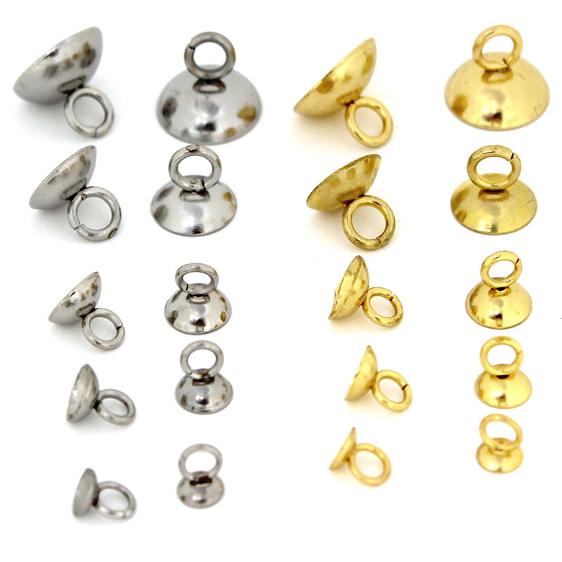 Jewelry Making Beads - ลูกปัดสแตนเลส 20 ชิ้น ขนาด 4/5/6/8/10 มม.