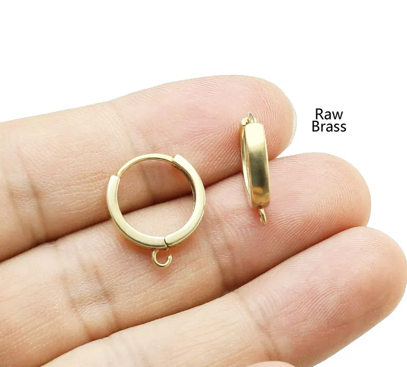 10 ชิ้นทองเหลืองห่วงหู, Leverb - Jewelry Making Hobby บทวิจารณ์และราคา