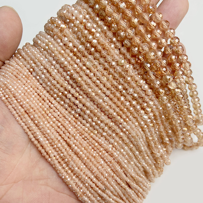 แชมเปญธรรมชาติ Faceted Zircon  - Seed Bead Tube บทวิจารณ์และราคา