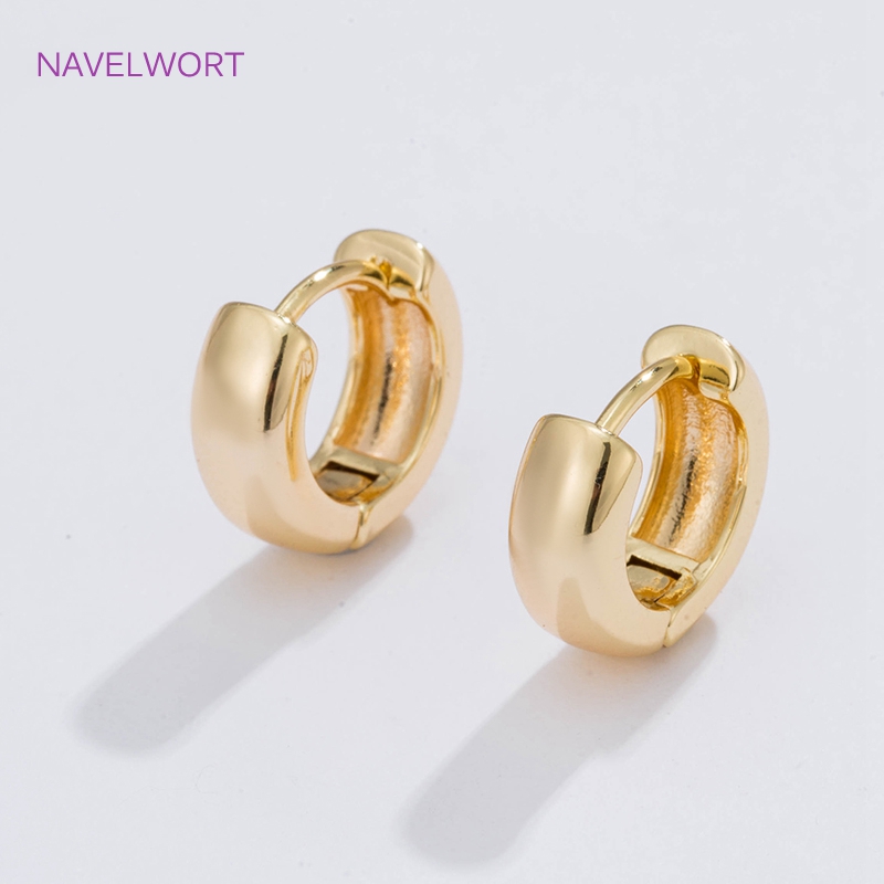 6 ขนาดต่างหูห่วงวงกลมชุบทองของ - Jewelry Making Hobby บทวิจารณ์และราคา