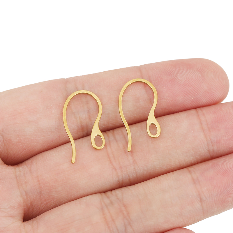 ตะขอเกี่ยวต่างหูสแตนเลสแบบไม่ก - Jewelry Making Hobby บทวิจารณ์และราคา