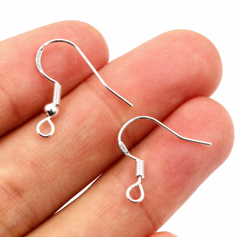 50ชิ้น16มิลลิเมตรเงินแท้925ผลก - Jewelry Making Metal Supplies บทวิจารณ์และราคา