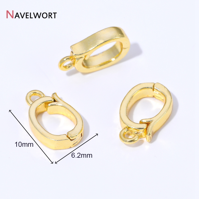 ตัวล็อกจี้แบบมีบานพับ ทำจากทอง - Jewelry Making Metal Supplies บทวิจารณ์และราคา