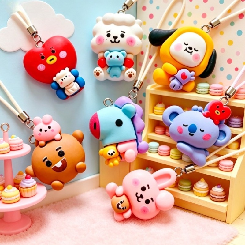 ชุด 7 ชิ้น BT21 ชาร์มการ์ตูนเร - Jewelry Making Hobby บทวิจารณ์และราคา