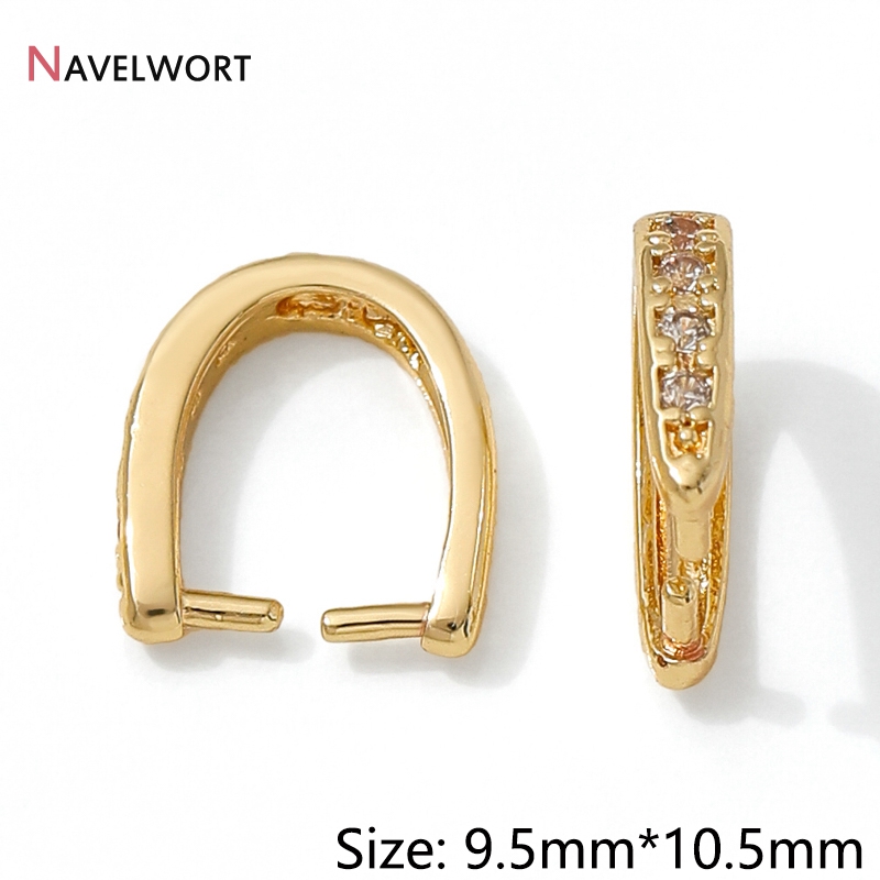 ตะขอเกี่ยวจี้ทองเหลืองชุบทอง 1 - Jewelry Making Metal Supplies บทวิจารณ์และราคา