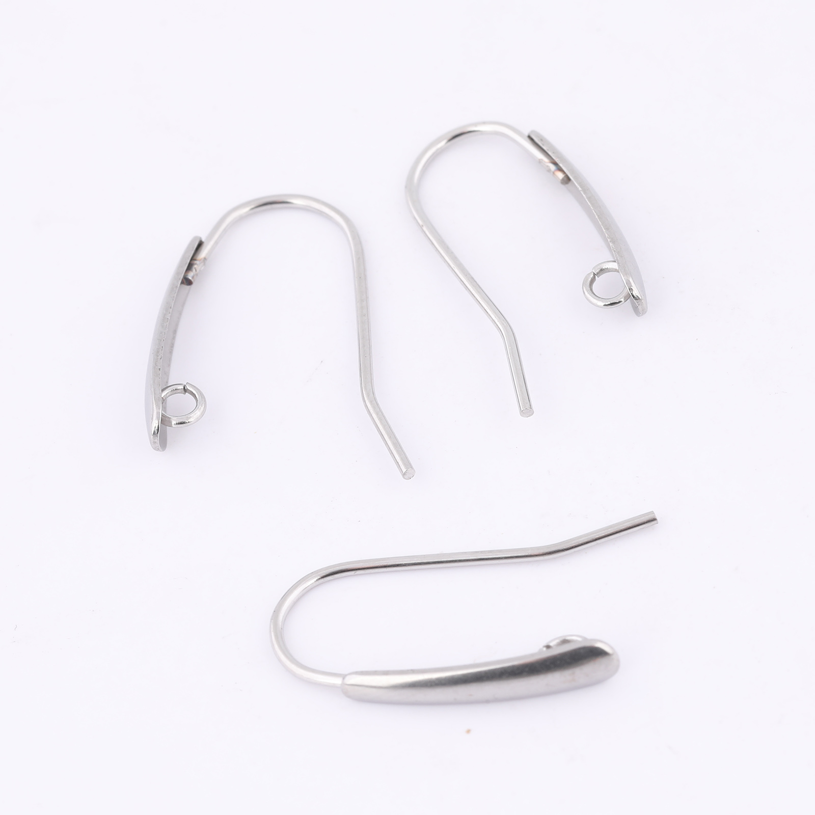 40pcs สแตนเลสสตีลตะขอต่างหูผลก - Jewelry Making Hobby บทวิจารณ์และราคา