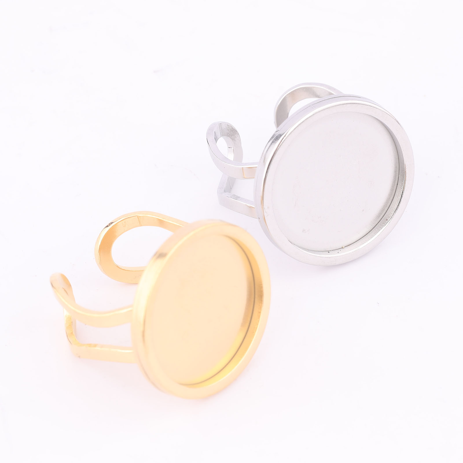 5pcs 18mm รอบ Cabochon แหวน BE - Jewelry Making Beginners บทวิจารณ์และราคา